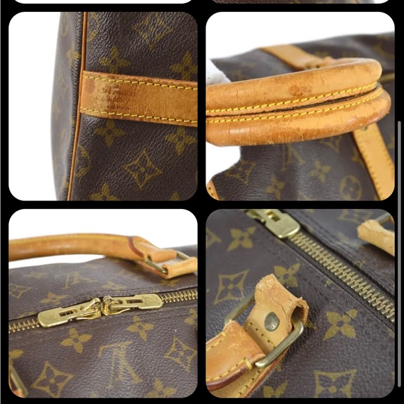 LOUIS VUITTON Keepall Bandouliere 60 2Way Hand Bag Monogram Brown VI 0924 - Picture 2 of 4